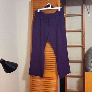 Petite 2xl Eggplant Scrub Bottoms